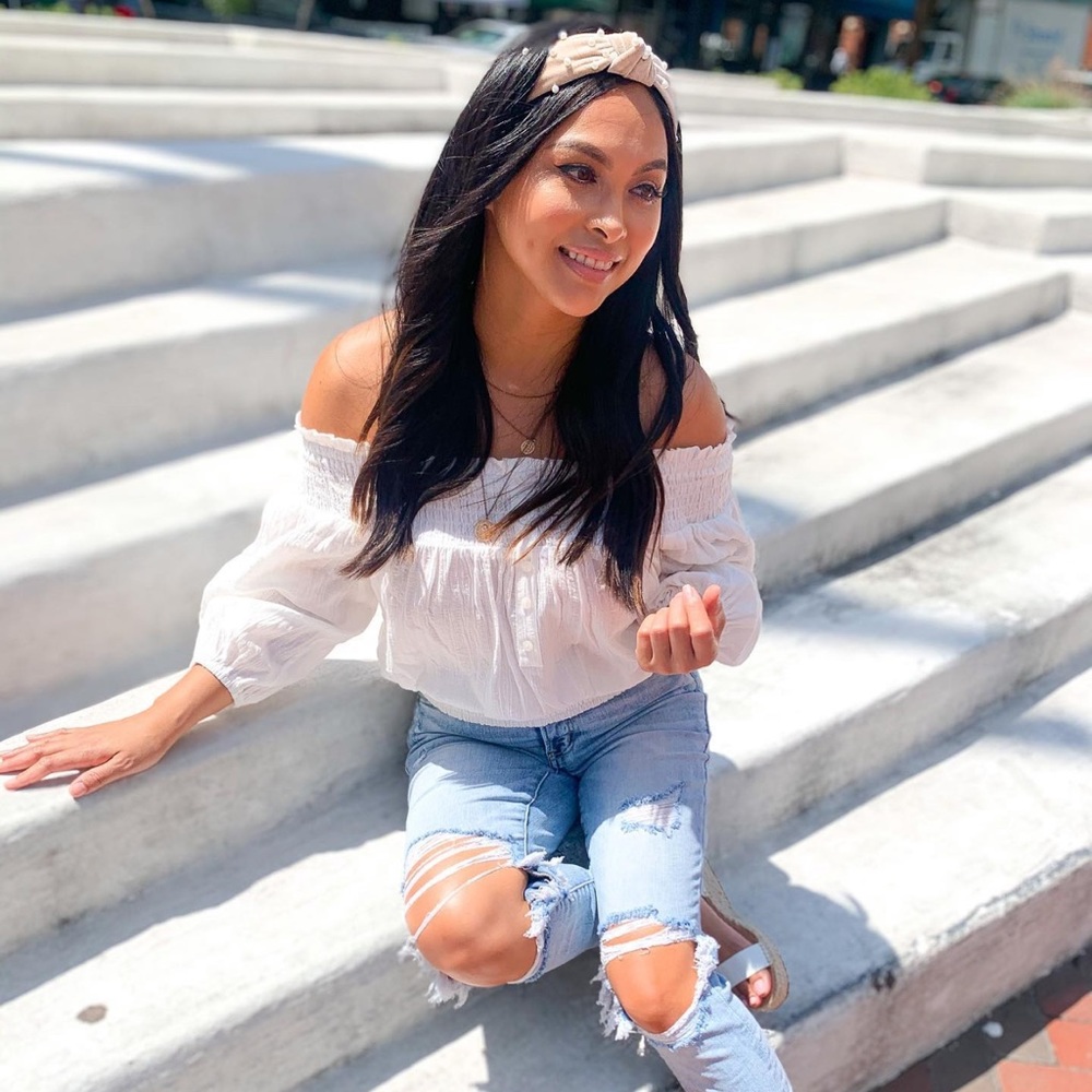 Off the Shoulder Crop Top